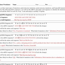 Dna secret of life worksheet answers