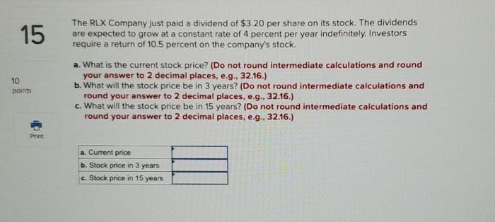 The rlx company just paid a dividend