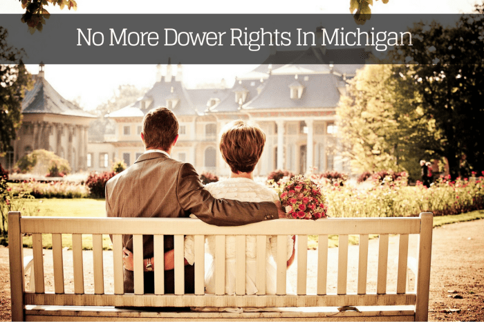 Dower rights in the state of michigan