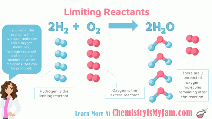 Limiting and excess reactants pogil