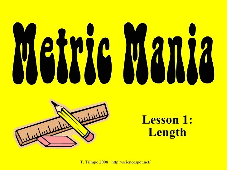 Metric mania english measurement convert