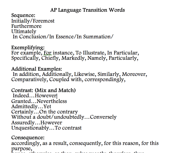 Rhetorical devices for ap lang